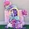 Pastel Purple Pink Balloons Lavender Teal Balloon Garland Metallic Lilac Blue Balloons Different Size Green and Orange Balloon Arch Kit For Encanto Birthday Butterfly Baby Shower Princess Party Supply